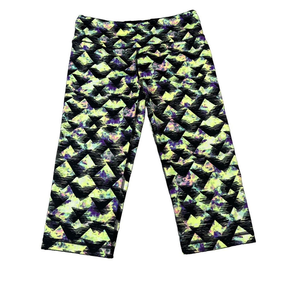 Victorias Secret VSX Sport Knockout Crop Leggings Multicolor Size M Activewear